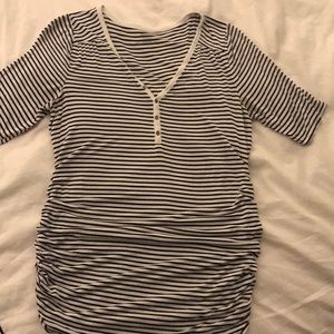 Striped Maternity shirt - size medium